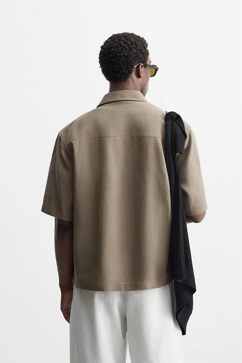 VISCOSE - JUTE SHIRT