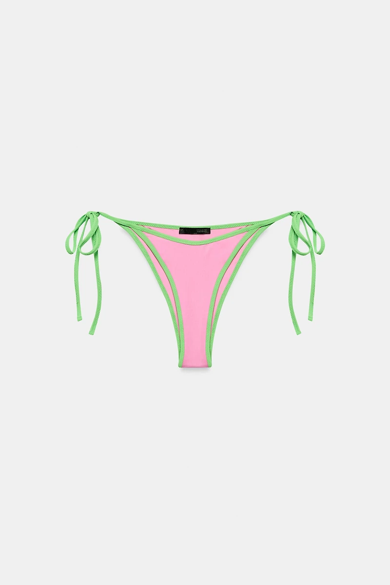 CONTRAST BIKINI BOTTOMS