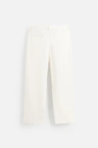 TEXTURED REGULAR FIT PANTS