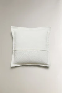 HOUSSE DE COUSSIN COTON MOTIF GÉOMÉTRIQUE
