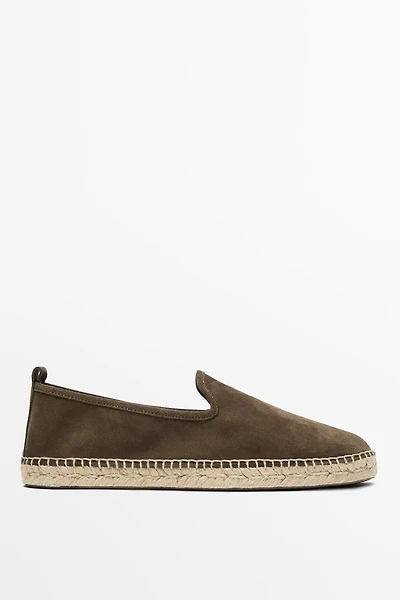 Espadrille en cuir