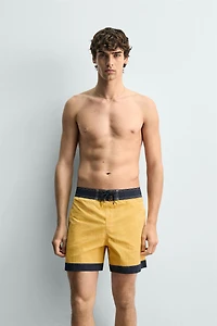 LONG CONTRAST SWIMSUIT