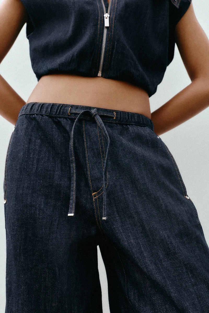 Z1975 MID-RISE WIDE LEG JOGGER JEANS