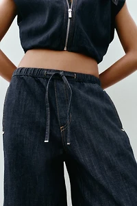 Z1975 MID-RISE WIDE LEG JOGGER JEANS