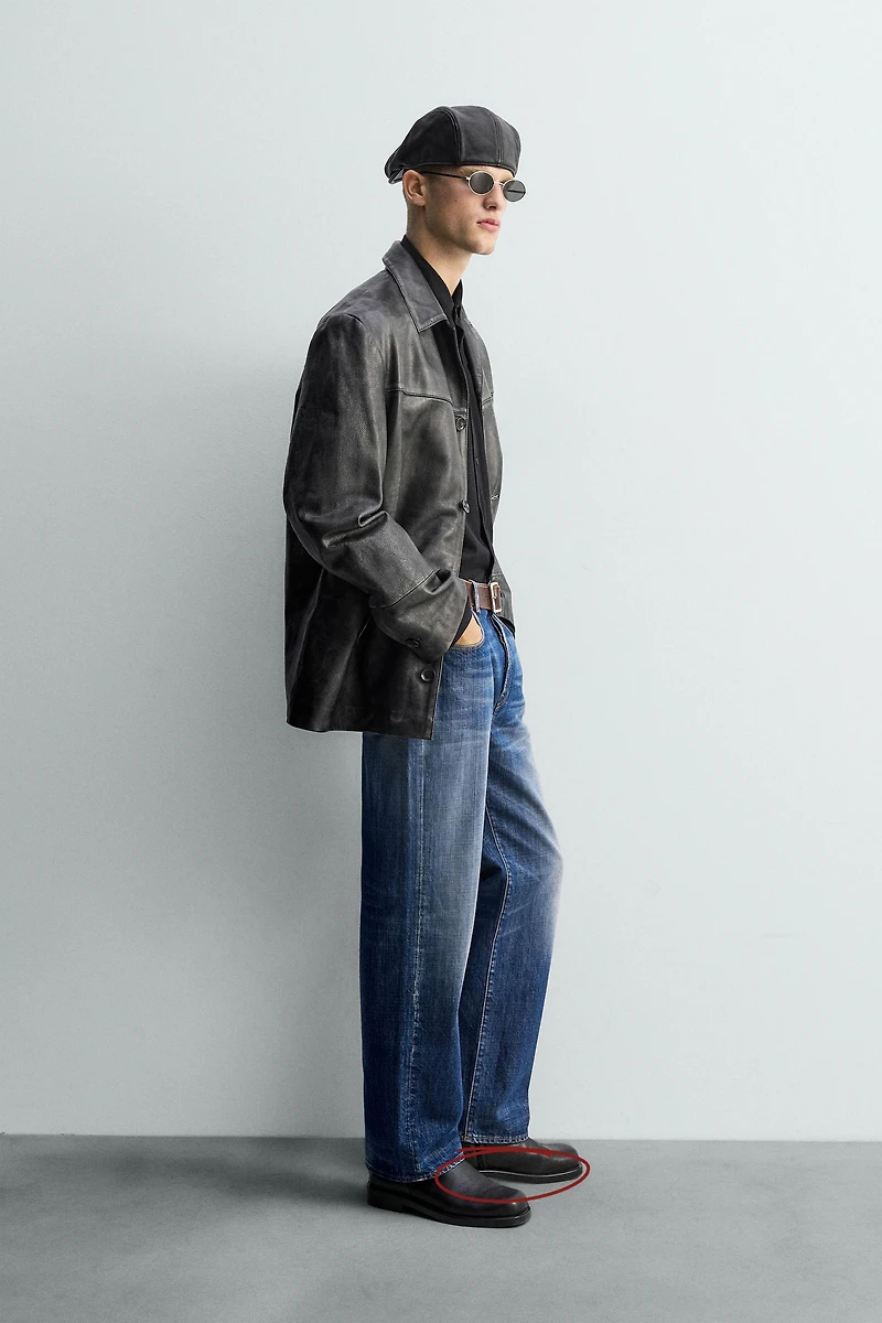 LIMITED EDITION VINTAGE EFFECT LEATHER JACKET