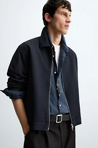 ZIP-UP OVERSHIRT