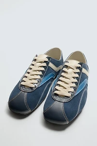 LEATHER TRAINERS HARRY LAMBERT FOR ZARA X DISNEY