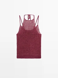 Double crochet knit top