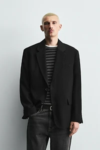 RELAXED FIT FLOWY BLAZER