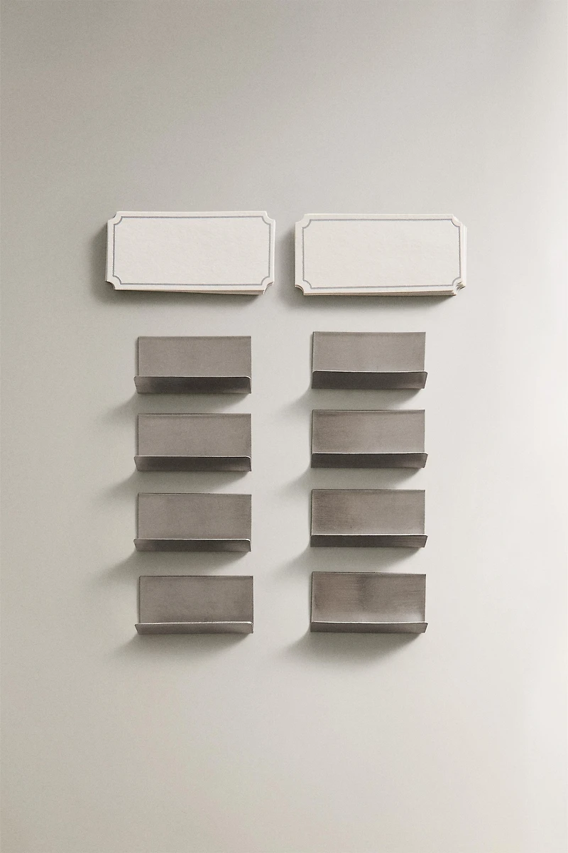 METAL PLACE CARD & CARD SET