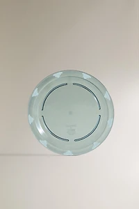 CHILDREN'S PLATE WITH A CLOUD BORDER