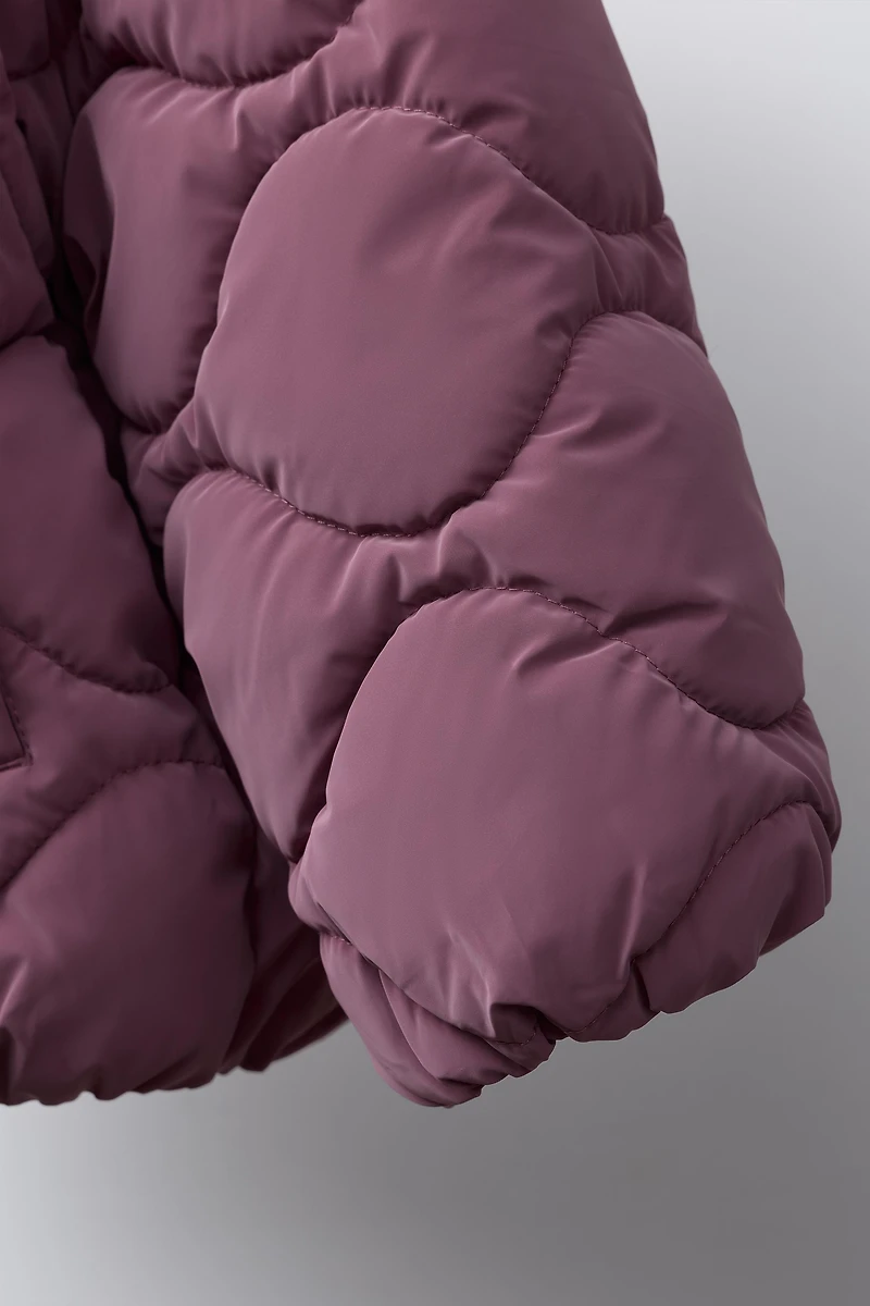 VESTE REMBOURRÉE EFFET GOMMÉ