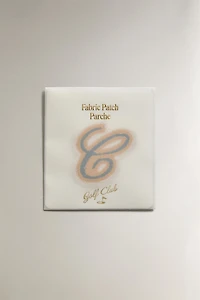 COTTON LETTER C PATCH