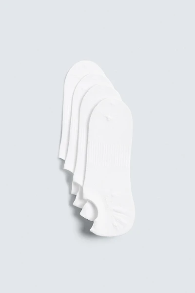 LOT DE 4 PAIRES CHAUSSETTES BASSES