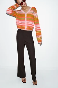 FLARE PANTS WITH SIDE SEAMS