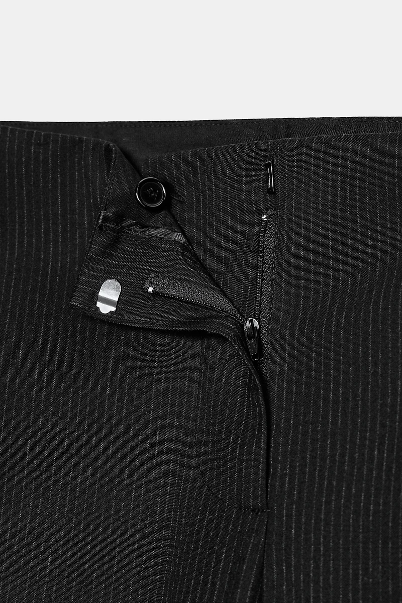 PINSTRIPE PLEATED PANTS ZW COLLECTION