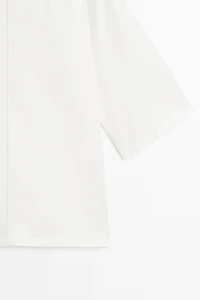 100% cotton short sleeve seamed T-shirt