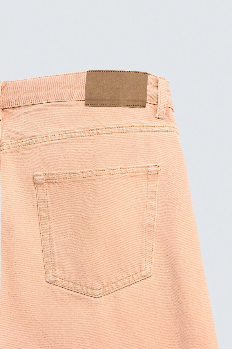 JEAN STRAIGHT FIT COULEUR DÉLAVÉE