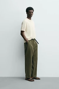 T-SHIRT EN MAILLE LÉGÈRE DE COTON