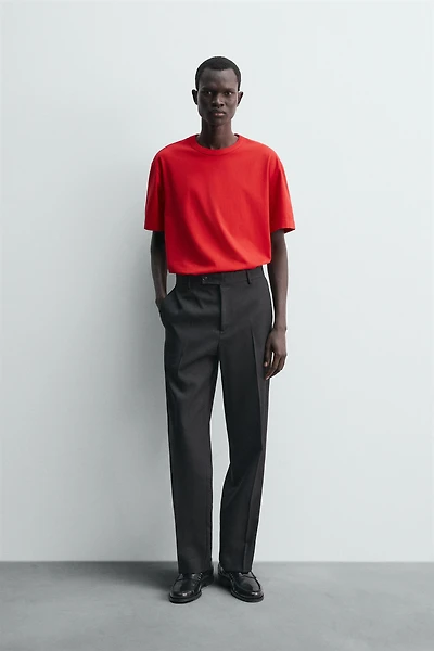 RELAXED FIT BINDING T-SHIRT