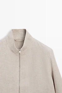 Veste 100 % lin total look