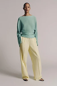 PULL EN MAILLE AVEC OUVERTURES SUR MANCHES