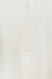 100% SILK BIB SHIRT ZW COLLECTION LIMITED EDITION
