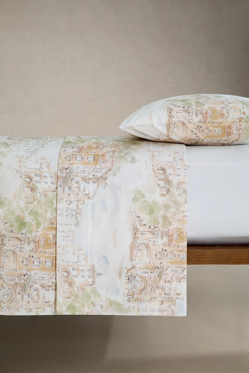 COTTON LANDSCAPE FLAT SHEET