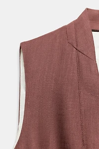 LINEN VEST