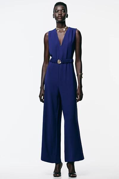 HARDWARE BELTED JUMPSUIT