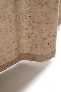 FLORAL CURTAIN WITH MEDIUM FILTRATION