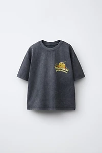 GARMENT DYE PRINTED T-SHIRT