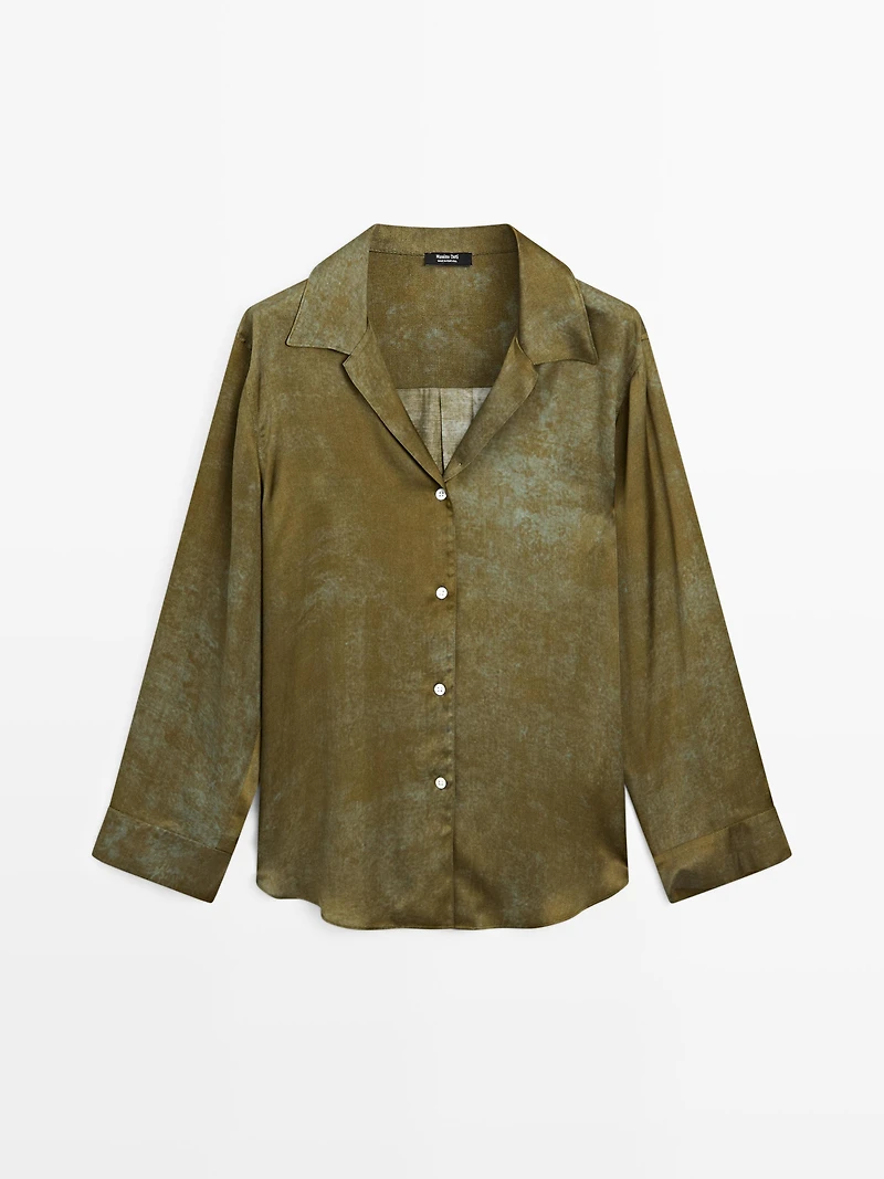 Printed flowing shirt