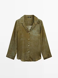 Printed flowing shirt