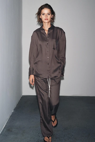 CHEMISE RAYÉE OVERSIZE ZW COLLECTION