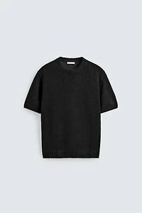 RELAXED FIT KNIT T-SHIRT
