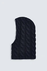 100% WOOL BRAID BALACLAVA