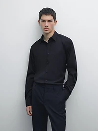 Slim fit stretch shirt