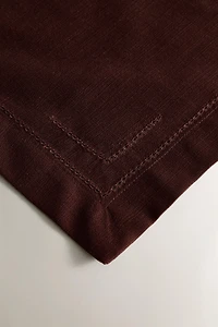 SET OF HEMSTITCHED COTTON NAPKINS (SET 2)