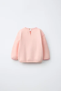 EMBROIDERED FLOWER SWEATSHIRT