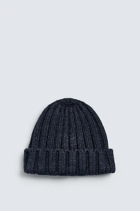 RIBBED BEANIE