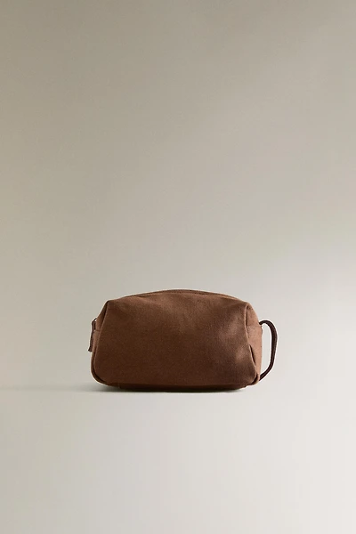 TROUSSE DE TOILETTE TOILE FORMAT MOYEN