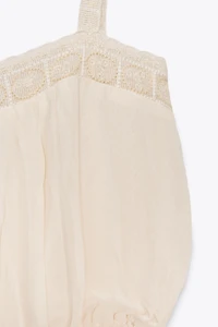 TOP GEORGETTE DENTELLE