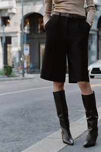 LONG SHORTS WITH BELT