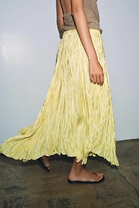 ZW COLLECTION PLEATED LONG SKIRT