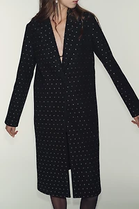 MANTEAU DOUX PAILLETTES