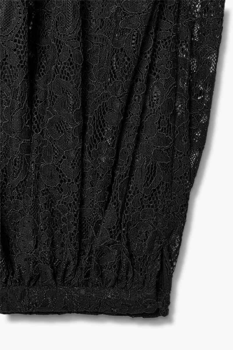 ZW COLLECTION LACE BALLOON PANTS