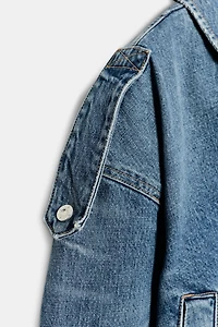 VESTE EN JEAN AVEC PATTES