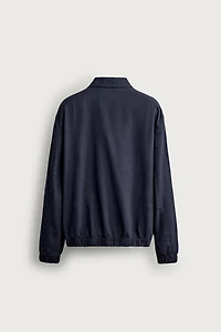 REGULAR FIT ZIP-UP OVERSHIRT