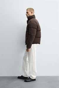VESTE REMBOURRÉE BOXY FIT DÉPERLANTE